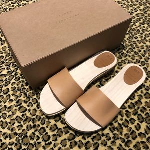 Lauren Manoogian and NO.6 leather slides